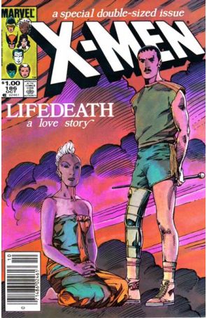 The Uncanny X-Men 186 (Newsstand) published by Marvel with cover art by Barry Windsor-Smith