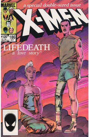 The Uncanny X-Men 186 published by Marvel with cover art by Barry Windsor-Smith