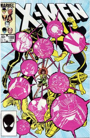 The Uncanny X-Men 188 published by Marvel with cover art by John Romita Jr.