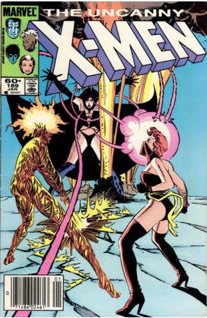 The Uncanny X-Men 189 (Newsstand) published by Marvel with cover art by John Romita Jr.