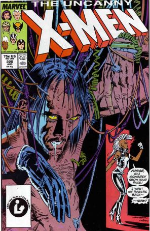 The Uncanny X-Men 220 published by Marvel with cover art by Marc Silvestri