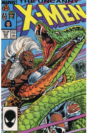 The Uncanny X-Men 223 published by Marvel with cover art by Kerry Gammill