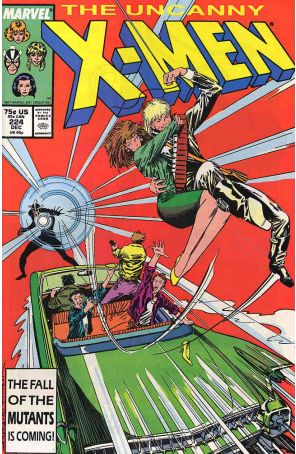 The Uncanny X-Men 224 published by Marvel with cover art by Marc Silvestri