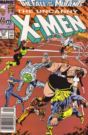 The Uncanny X-Men 225 (Newsstand) published by Marvel with cover art by Marc Silvestri