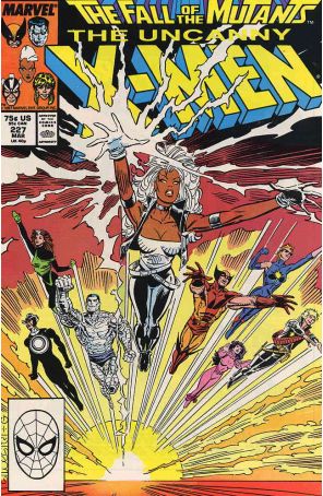 The Uncanny X-Men 227 published by Marvel with cover art by Marc Silvestri