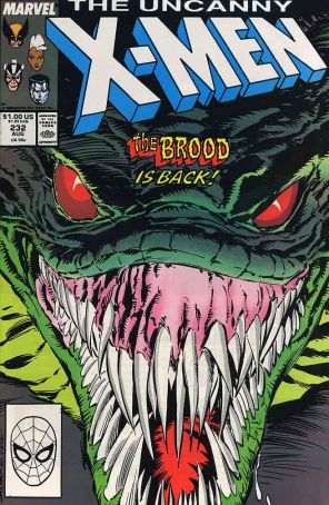 The Uncanny X-Men 232 published by Marvel with cover art by Marc Silvestri
