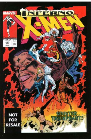 The Uncanny X-Men 243 (2nd) published by Marvel with cover art by Marc Silvestri