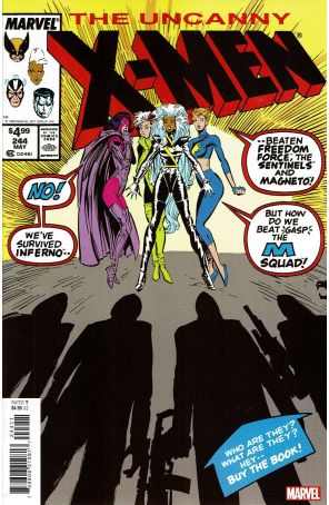The Uncanny X-Men 244A published by Marvel with cover art by Marc Silvestri