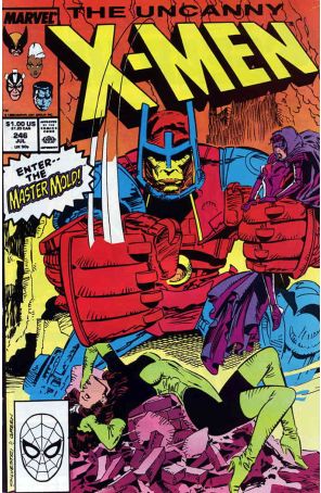 The Uncanny X-Men 246 published by Marvel with cover art by Marc Silvestri
