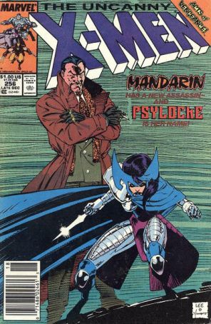 The Uncanny X-Men 256 (Newsstand) published by Marvel with cover art by Jim Lee