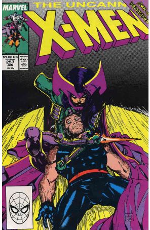 The Uncanny X-Men 257 published by Marvel with cover art by Jim Lee