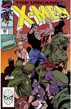 The Uncanny X-Men 259 published by Marvel with cover art by Marc Silvestri