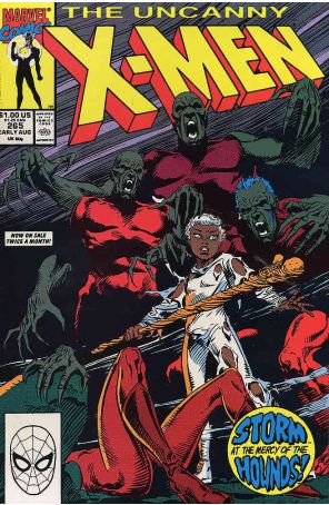 The Uncanny X-Men 265 published by Marvel with cover art by Andy Kubert