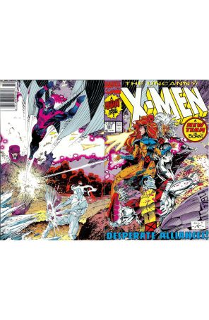 The Uncanny X-Men 281 (Newsstand) published by Marvel with cover art by Whilce Portacio