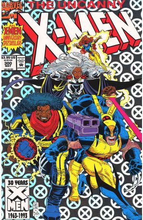 The Uncanny X-Men 300 published by Marvel with cover art by John Romita Jr.