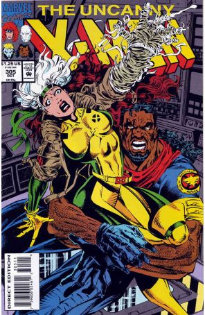 The Uncanny X-Men 305 published by Marvel with cover art by Jan Duursema