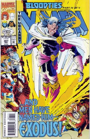 The Uncanny X-Men 307 published by Marvel with cover art by John Romita Jr.
