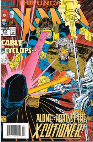 The Uncanny X-Men 310 (Newsstand) published by Marvel with cover art by John Romita Jr.