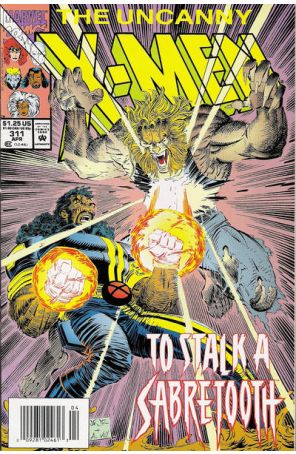The Uncanny X-Men 311 (Newsstand) published by Marvel with cover art by John Romita Jr.