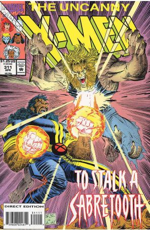 The Uncanny X-Men 311 published by Marvel with cover art by John Romita Jr.