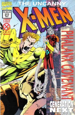 The Uncanny X-Men 317SC (Newsstand) published by Marvel with cover art by Joe Madureira