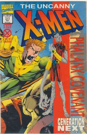 The Uncanny X-Men 317 published by Marvel with cover art by Joe Madureira