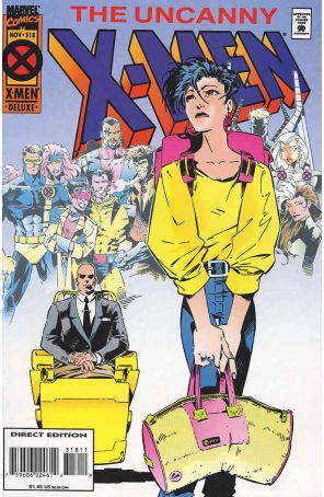 The Uncanny X-Men 318 Deluxe published by Marvel with cover art by Joe Madureira