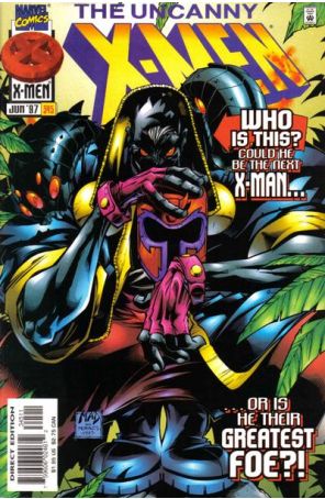 The Uncanny X-Men 345 published by Marvel with cover art by Joe Madureira