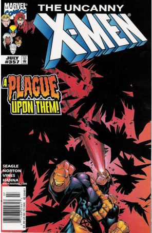 The Uncanny X-Men 357 (Newsstand) published by Marvel with cover art by Chris Bachalo
