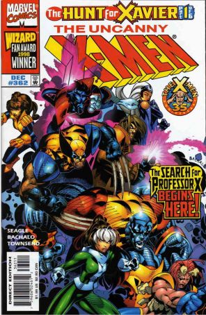 The Uncanny X-Men 362 published by Marvel with cover art by Chris Bachalo