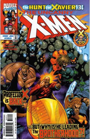 The Uncanny X-Men 363 published by Marvel with cover art by Chris Bachalo