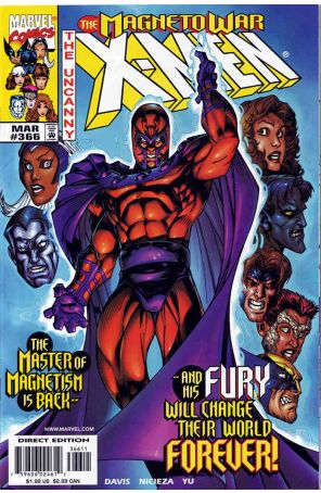 The Uncanny X-Men 366 published by Marvel with cover art by Brandon Peterson