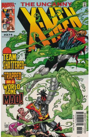 The Uncanny X-Men 374 published by Marvel with cover art by Adam Kubert