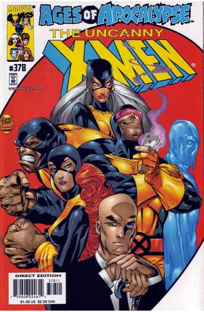 The Uncanny X-Men 378 published by Marvel with cover art by Adam Kubert