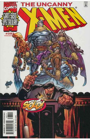 The Uncanny X-Men 383 published by Marvel with cover art by Adam Kubert
