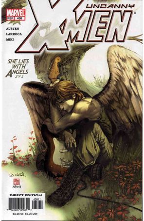The Uncanny X-Men 438 published by Marvel with cover art by Salvador Larroca