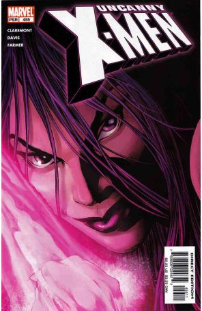 The Uncanny X-Men 455 (with poster) published by Marvel with cover art by Alan Davis