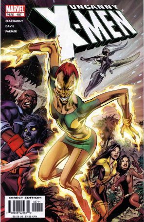 The Uncanny X-Men 457 published by Marvel with cover art by Alan Davis
