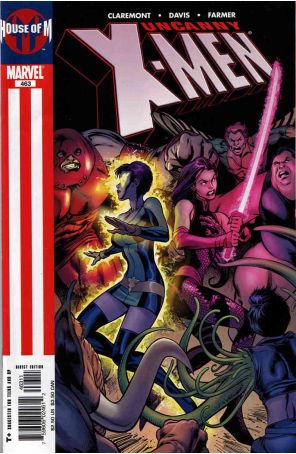The Uncanny X-Men 463 published by Marvel with cover art by Alan Davis