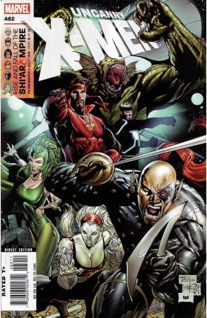 The Uncanny X-Men 482 published by Marvel with cover art by Billy Tan