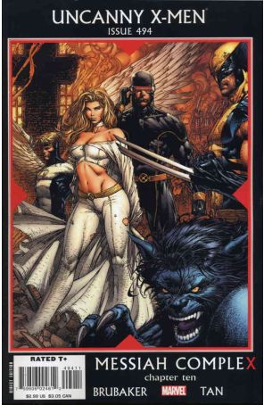 The Uncanny X-Men 494A published by Marvel with cover art by David Finch