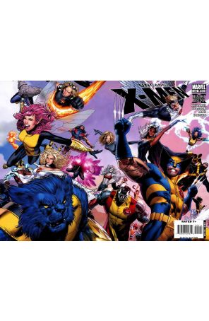 The Uncanny X-Men 500A published by Marvel with cover art by Greg Land