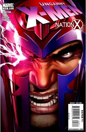 The Uncanny X-Men 516 published by Marvel with cover art by Greg Land
