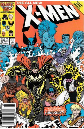 The Uncanny X-Men Annual 10 (Newsstand) published by Marvel with cover art by Arthur Adams