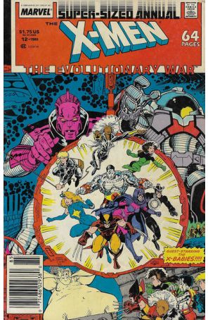 The Uncanny X-Men Annual 12 (Newsstand) published by Marvel with cover art by Arthur Adams