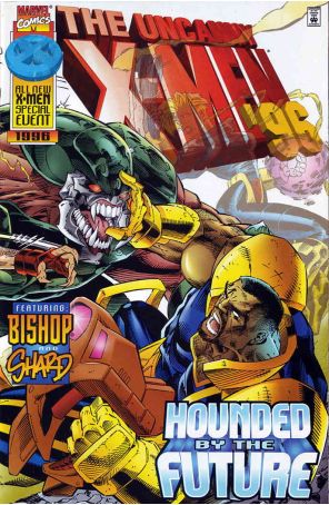 The Uncanny X-Men Annual 1996 published by Marvel with cover art by Art Thibert