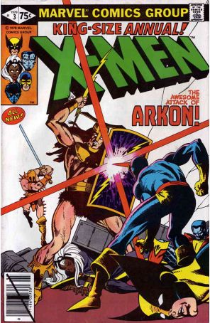The Uncanny X-Men Annual 3 published by Marvel with cover art by Frank Miller