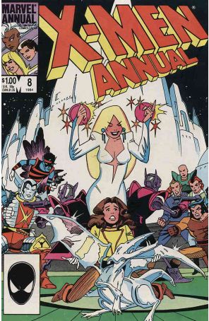 The Uncanny X-Men Annual 8 published by Marvel with cover art by Steve Leialoha