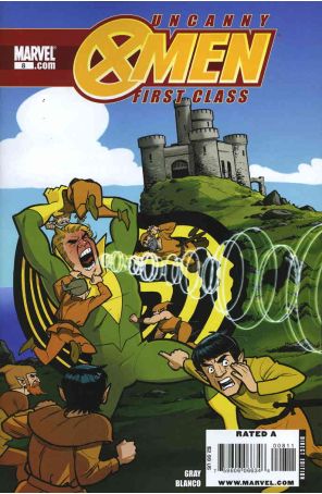 Uncanny X-Men: First Class 8 published by Marvel with cover art by Cameron Stewart