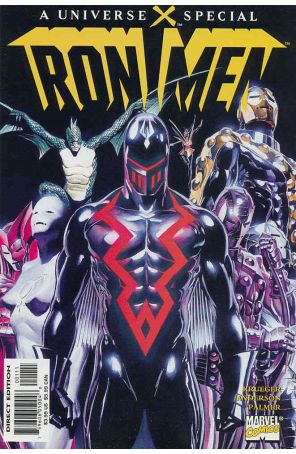 Universe X: Iron Men 1 published by Marvel with cover art by Alex Ross
